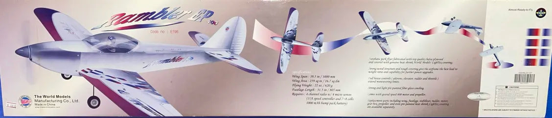 The World Models Rambler EP 400 ARF